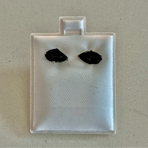 Unisex Sterling Silver 925 Geode earrings - Picture 5 of 10